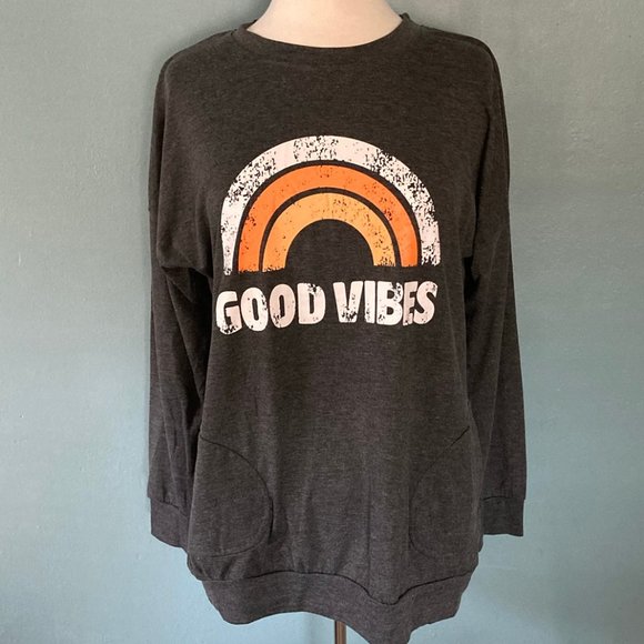 Hound Tops - Hount Good Vibes long sleeve t-shirt